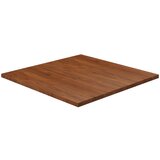 vidaXL Četvrtasta stolna ploča tamnosmeđa 80x80x2 5 cm tretirani hrast | shoptok.hr