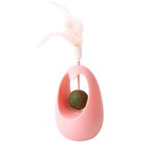 INF Interaktivna igrača za mačke Wobble Tumbler z žogico Catnip in perjem Pink, (5000125646) | Shoptok.si