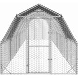  Kavez za kokoši s krovom 2,5x12x2,25 m pocinčani čelik | shoptok.hr