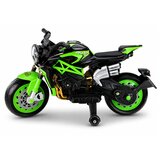  XW-07 Battery-Powered Motorbike with Illuminated LED Wheels Green | Eponuda.com