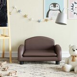  Dječja fotelja smeđa 50 x 40 x 30 cm od umjetne kože | shoptok.hr