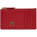 Pinko Denarnice AIRONE VITELLO SETA 100251 A0F1 Rdeča Cene