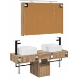  Set ormarića za kupaonicu 4 kom. Hrast artisan | shoptok.hr