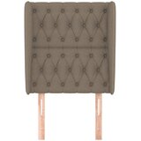  Uzglavlje s ušima smeđesivo 83 x 23 x 118/128 cm od tkanine | shoptok.hr