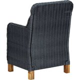  9-dijelni vrtni blagovaonski set od poliratana tamnosivi | shoptok.hr