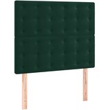  box spring s madracem LED tamnozeleni 80 x 200 cm baršun | shoptok.hr