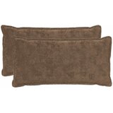  Presvlaka za jastuk 2 kom. HOUTEN Svijetlosmeđa 40 x 80 cm | shoptok.hr