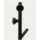 Kave Home Črn obešalnik iz masivne bukve 46x170 cm Nadue – | Shoptok.si