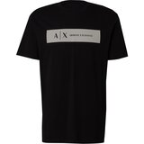 Armani Exchange Majica črna / bela Cene