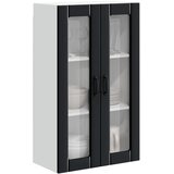  Zidni stakleni ormarić LUCCA Crna 60 x 31 x 100 cm | Eponuda.ba