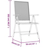  5-dijelni vrtni blagovaonski set antracit čelični | shoptok.hr
