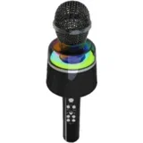 Mikrofon karaoke wireless bluetooth sa zvučnikom, black, GEMBIRD MICBT-01-BK