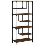  The living store knjižna omara rjavi hrast 81x36x176 cm inženirski les - knjižna omara, (21499627) | Shoptok.si
