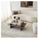 Hanah home Klub sto Saga Rectangle, 105x35x65 cm, Smeđi | Eponuda.ba
