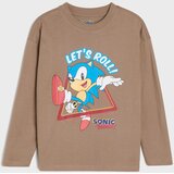 Sinsay Pamučna majica s printom Sonic the Hedgehog Slike