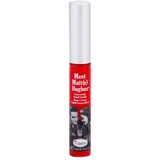 TheBalm Meet Matt(e) Hughes Long Lasting Liquid Lipstick dolgoobstojna tekoča šminka odtenek Devoted 7.4 ml