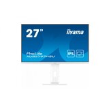 Iiyama 27" WHITE IPS-panel, 1920x1080@100Hz, 300cd/m2, 15cm Height Adj. Stand, Speakers, HDMI, DisplayPort, 1ms (MPRT), USB 2x2.0, dual monitor setup with XUB2797HSN-W2 | ePonuda.com
