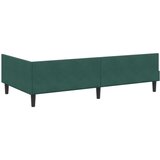 vidaXL Krevetni okvir sa kutnim dizajnom Tamnozelena 100 x 200 cm | shoptok.hr