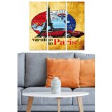 Wallity MDF1575065 multicolor decorative mdf painting (3 pieces) | ePonuda.com