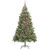  Umjetno božićno drvce 300 LED lampica Topla bijela PVC i metal | shoptok.hr