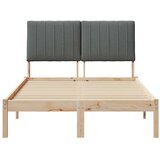  Konstrukcija postelje Rjava 120 x 190 cm Masivno borovo les, (5000084725) | Shoptok.si