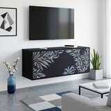  ormar za montažu na zid DOKKUM 102 x 33 x 40 cm Crni hrast | shoptok.hr