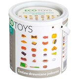 ECO TOYS Drvene namirnice za seckanje 23 dela | ePonuda.com