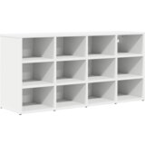 vidaXL Omara za čevlje s polico Bela 52.5 x 30 x 50 cm Konstruiran les | Shoptok.si