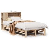 Krevet s regalom za knjige bez madraca 90x190 cm masivno drvo | shoptok.hr