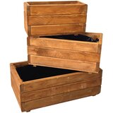  Set drvenih posuda za cvijeće (3 kom) | shoptok.hr