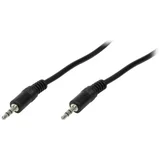 Logilink CA1051 utičnica audio priključni kabel 3.00 m crna (mat)