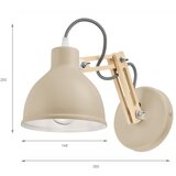  Zidna lampa MARCELLO 1xE27/15W/230V bež | Eponuda.com