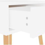  Noćni ormarići 2 kom sjajni bijeli 40x40x56cm konstruirano drvo | shoptok.hr