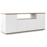 Hanah home Komoda Arista White Walnut