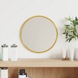vidaXL Zidno ogledalo zlatno Ø 20 cm okruglo | shoptok.hr