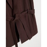 Sinsay Elegantna prsluk s materijalnim remenom od viskoze | shoptok.hr