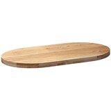 Stolna ploča 100x50x4 cm od ovalna masivna hrastovina | shoptok.hr