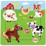 Viga sestavljanka - živali s kmetije | Shoptok.si