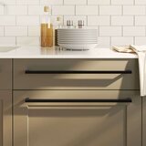 Ručke za ormarić 20 kom crne 480 mm od nehrđajućeg čelika | shoptok.hr