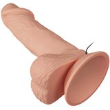 Baile Zebulon - realistični vibrator sa testisima - 19cm (natur) | shoptok.hr