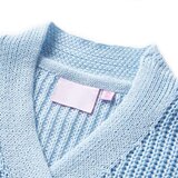  Dječji kardigan pleteni plavi 128 | shoptok.hr