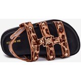 Boto Girls Sandals With Golden Detail Leopard Lunessa | Shoptok.si