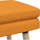  Klupa s dvostrukim slojem Tamno žuta 110 x 40 x 47 cm Tkanina | shoptok.hr
