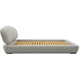 Scandic Svijetlo sivi tapecirani bračni krevet s prostorom za odlaganje s podnicom 160x200 cm Odette – | shoptok.hr