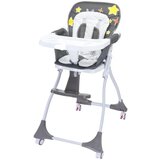 Thema Sport Dečija hranilica TS-006 crna – podesiva visina, dupla tacna i igračke | ePonuda.com
