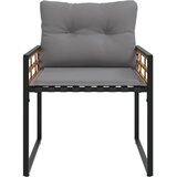  Set vanjskog namještaja s jastukom 3 pcs Svijetlo siva | shoptok.hr