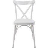 Hanah home Oliver Sandalye - White White Chair