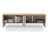 Marckeric Bela/v naravni barvi TV omarica v hrastovem dekorju 180x51 cm Nola – | Shoptok.si