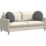  Jastučići za sjedenje 2 pcs Tamno siva Ø50 x 19 cm tkanina | shoptok.hr