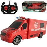 Magic Toys RC Gasilski minibus na daljinsko upravljanje, s svetlobnimi in zvočnimi učinki, merilo 1:18 20 cm | Shoptok.si